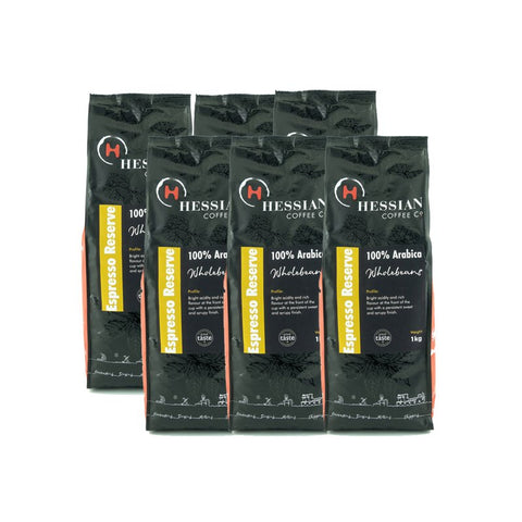 Espresso Reserve Coffee Beans - Hessian Vending