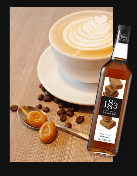 Delicious Caramel Latte Recipe using 1883 Syrup
