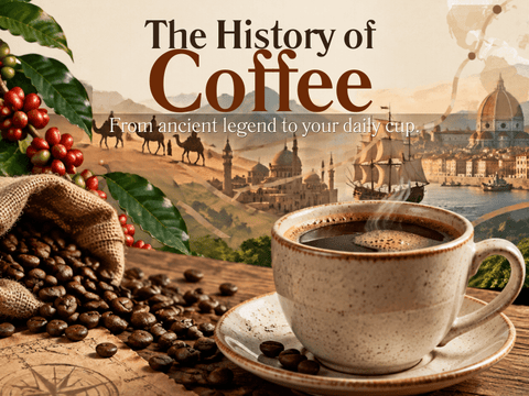 A Short History of Coffee: From Ethiopian Legend to Your Morning Cup - Hessian Coffee & Vending