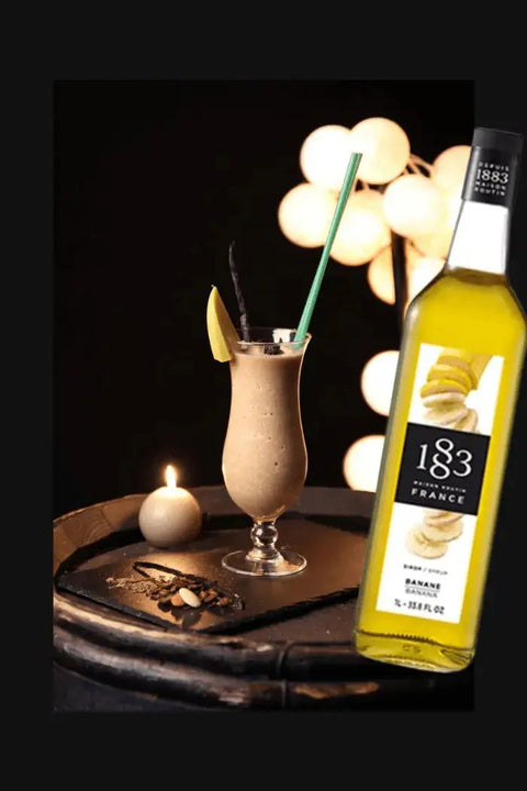 Banana Knight Recipe using 1883 Syrups - Hessian Coffee & Vending