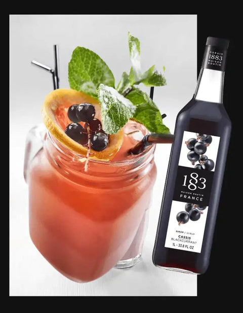 Blackcurrant Ice Tea Recipe using 1883 Syrups - Hessian Coffee & Vending