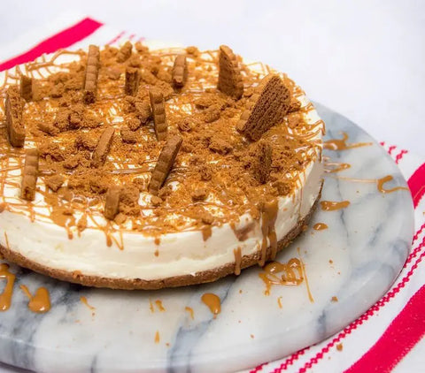 CHEESECAKE WITH WHITE CHOCOLATE AND LOTUS BISCOFF - Hessian Coffee & Vending