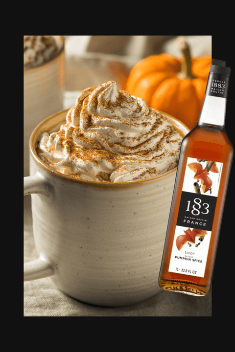 Pumpkin Spiced Latte Recipe using 1883 Syrups - Hessian Coffee & Vending