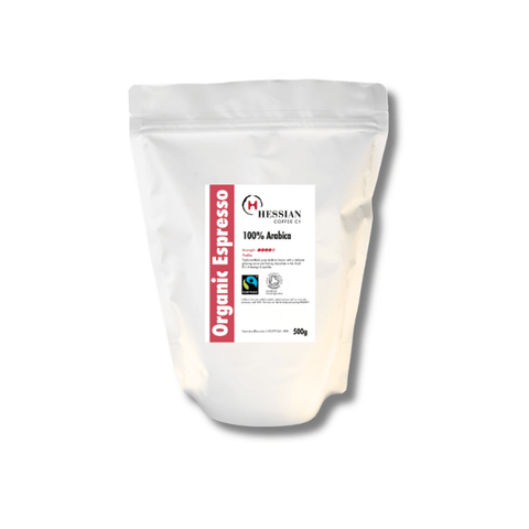 FairTrade Organic Coffee Beans - Hessian Coffee & Vending
