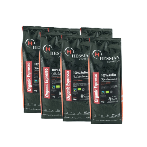FairTrade Organic Coffee Beans - Hessian Coffee & Vending
