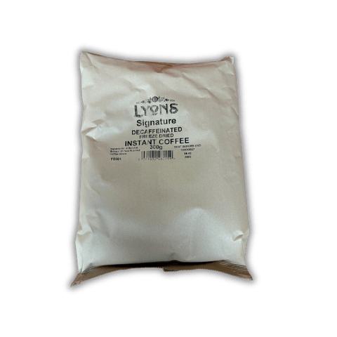 Lyons Signature Granulated Decaf 1 x 300g - Hessian Coffee & Vending