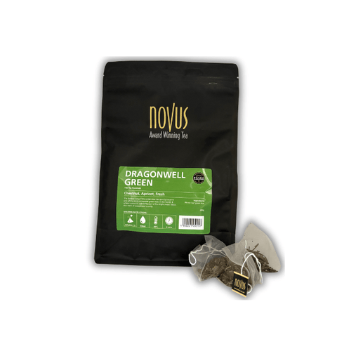 Novus Dragonwell Green Tea (Pyramid) - Hessian Coffee & Vending