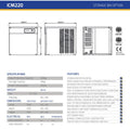 ICM220 Ice Cube Maker + STORAGE BIN 120KG - Hessian Vending