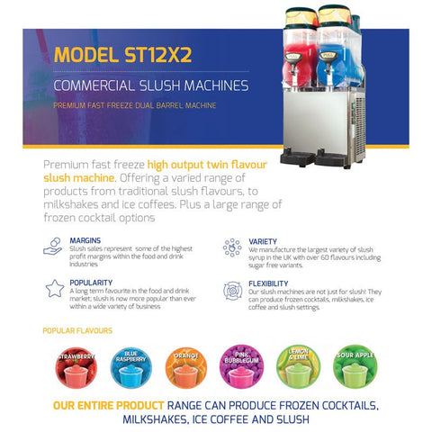 ST12X2 Slush Machine - Hessian Vending